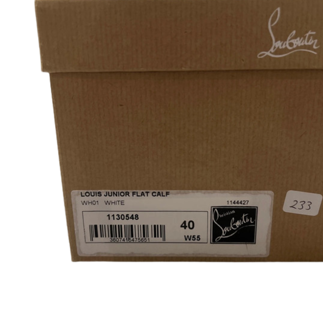 Christian Louboutin Louis Junior Sneakers (White)