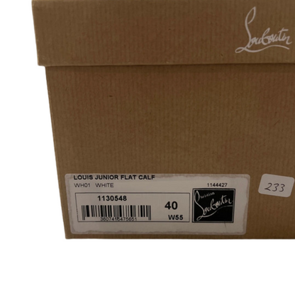 Christian Louboutin Louis Junior Sneakers (White)