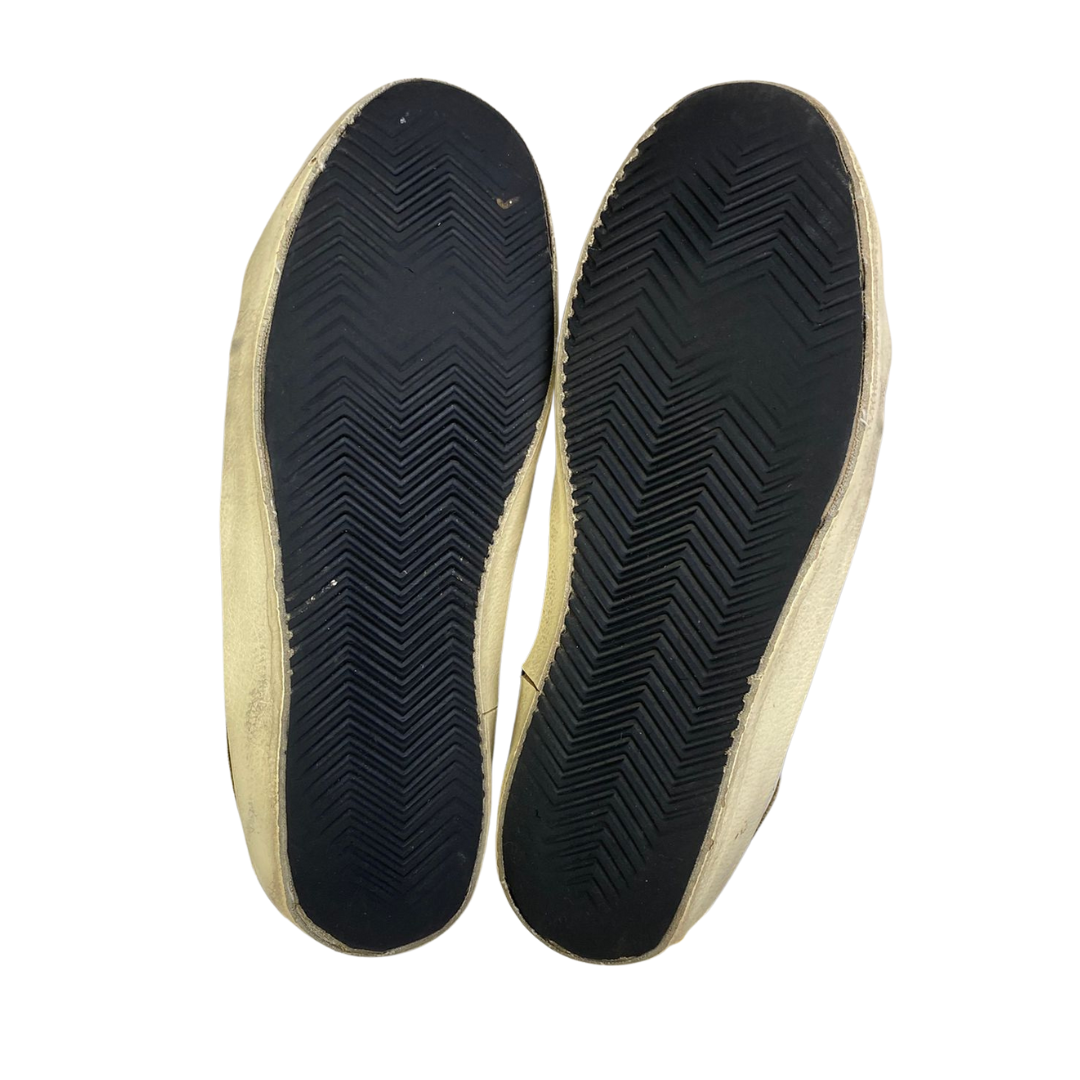 Golden Goose Superstar Sneakers (White Black)