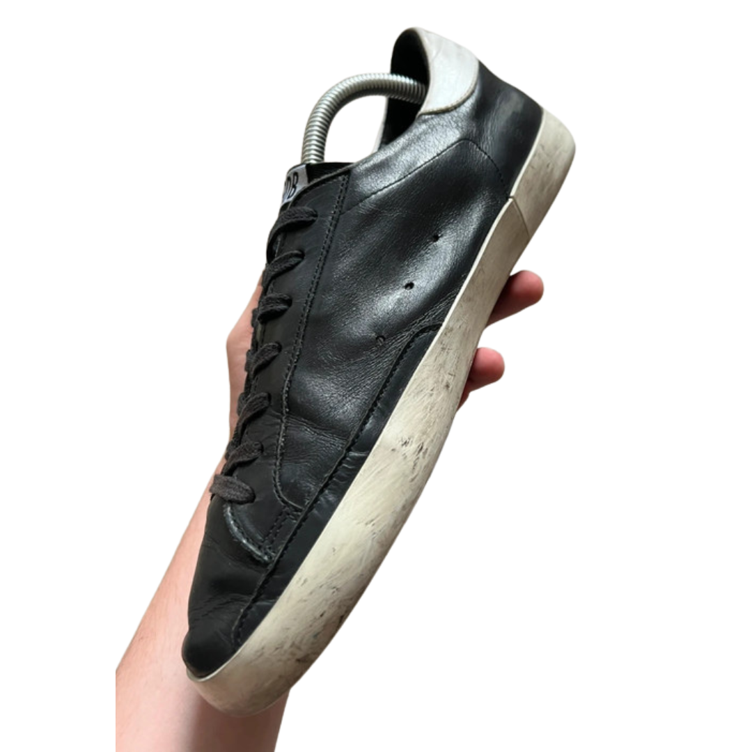 Golden Goose Superstar Sneakers (Black)