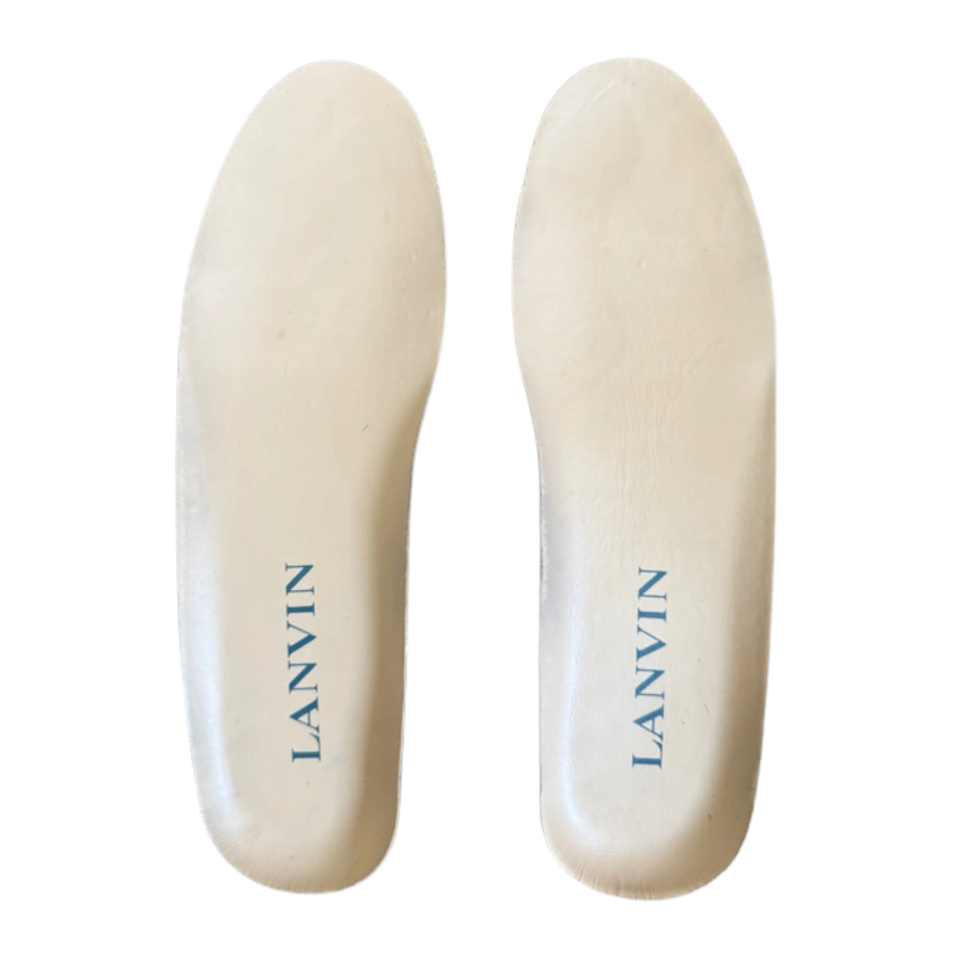 Lanvin Cap Toe Sneakers (Navy)