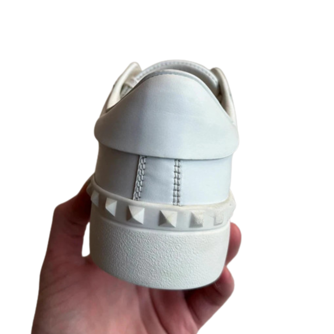 Valentino Garavani Open Sneakers (White Beige) (Womens)
