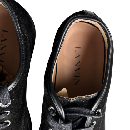 Lanvin Cap-Toe Sneakers (Black)