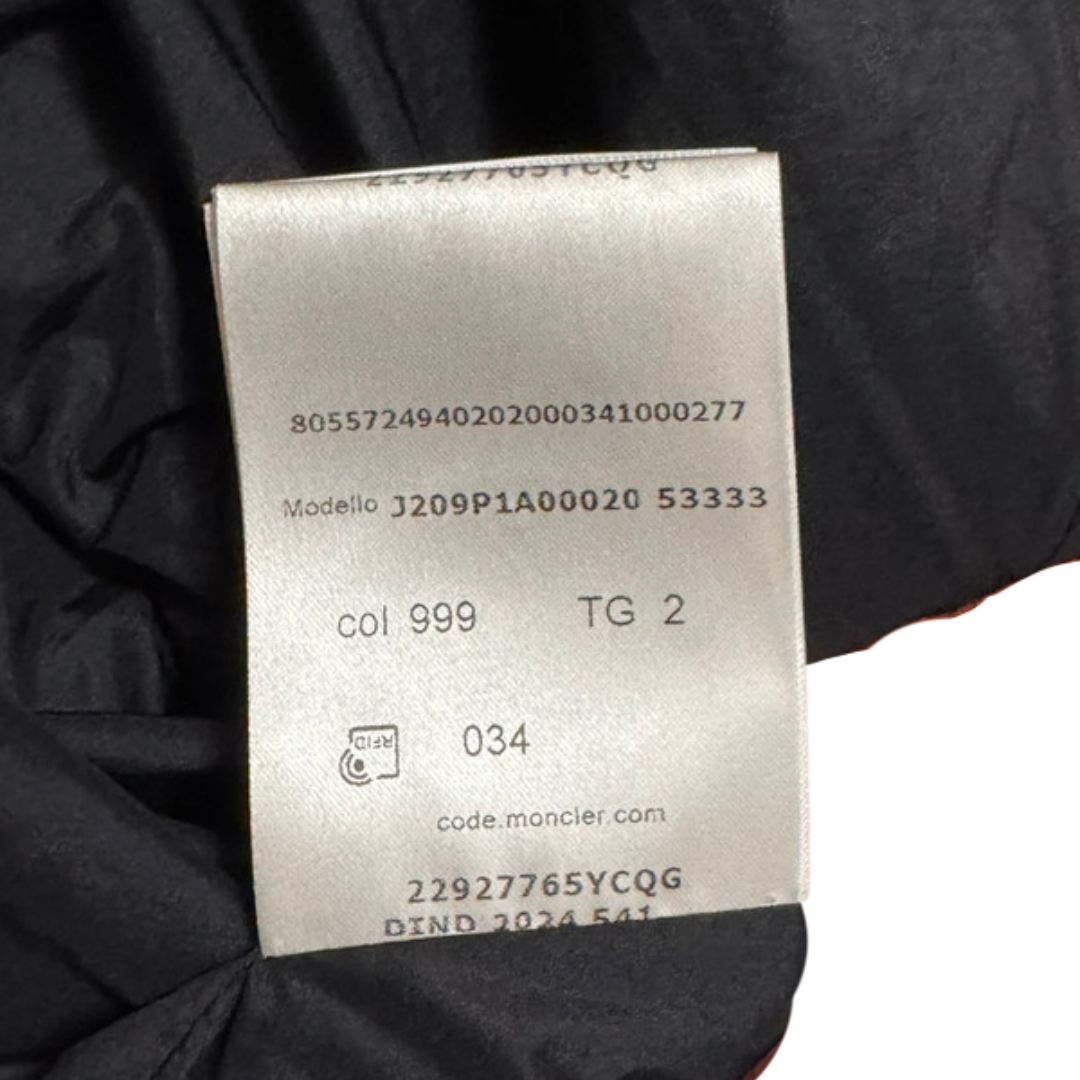 Moncler Maglia Nylon Cardigan Jacket (Black)