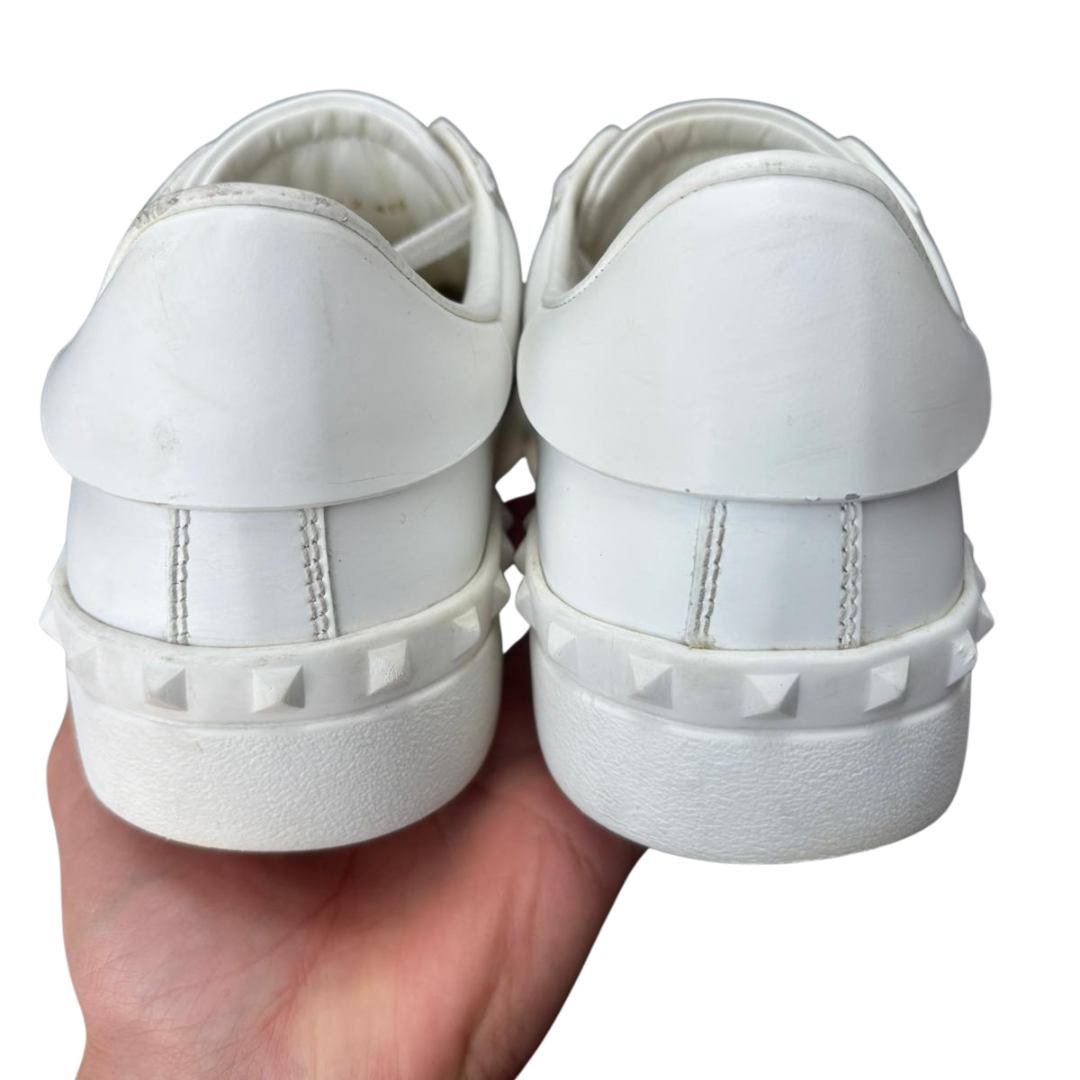 Valentino Garavani Open Sneakers (White Brown)