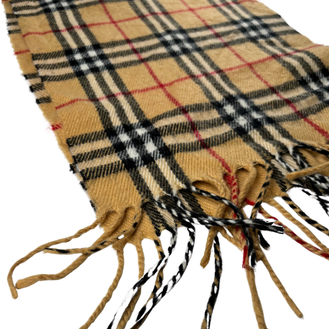 Burberry Scarf (Beige) (Vintage)