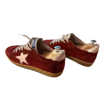 Golden Goose Ballstar Sneakers (Red)