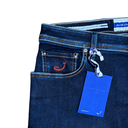 Jacob Cohën Bard Slim Fit Jeans (Navy) (New)