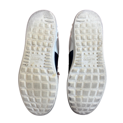 Valentino Garavani Open Sneakers (White Navy)