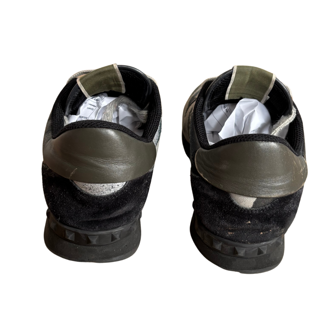 Valentino Garavani Rockrunner Sneakers (Dark Grey)