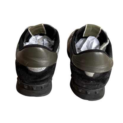 Valentino Garavani Rockrunner Sneakers (Dark Grey)