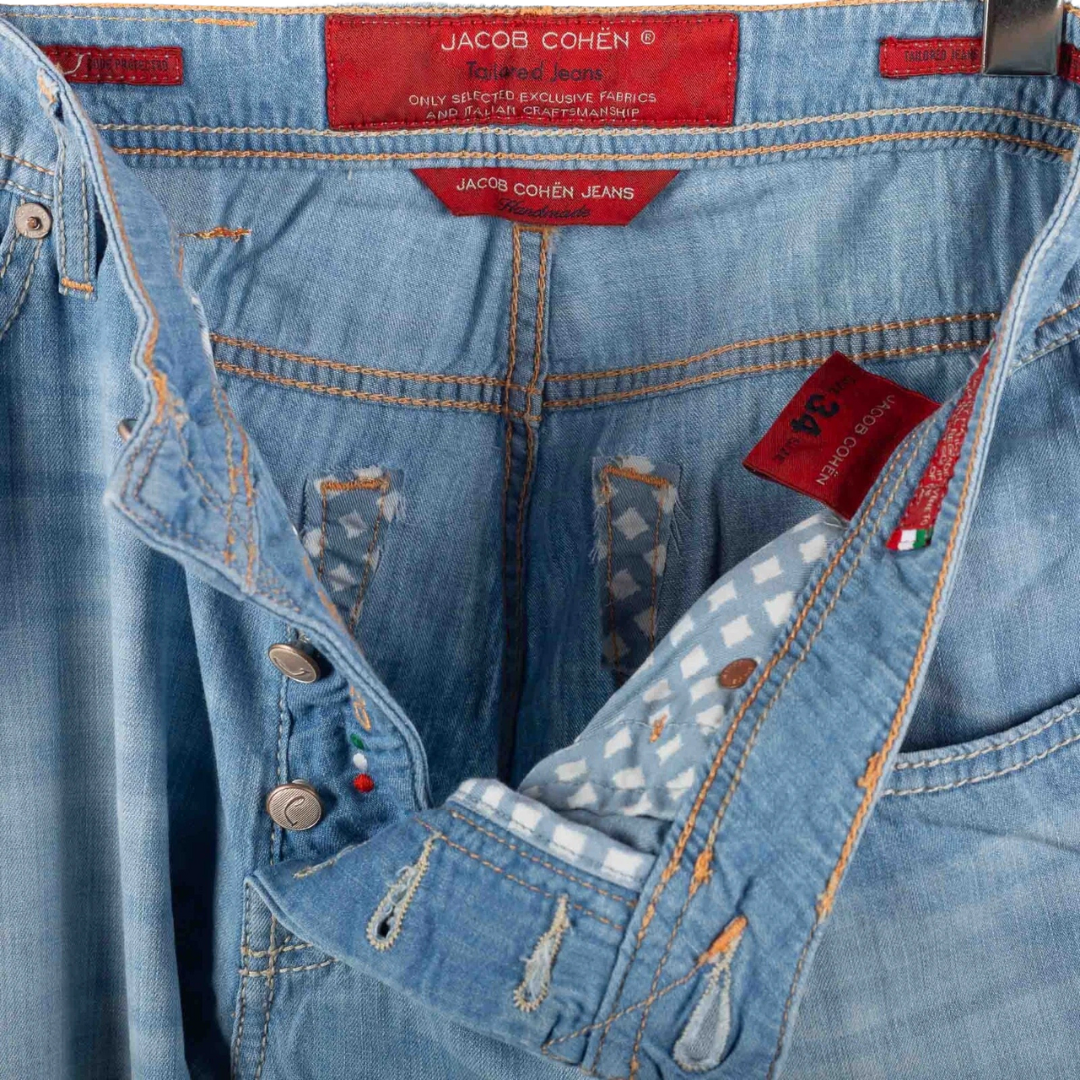 Jacob Cohën 620 Straight Fit Jeans (Blue) (New)