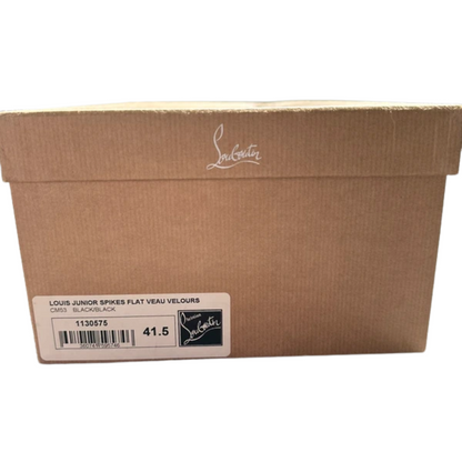 Christian Louboutin Louis Junior Spike Sneakers (Black)
