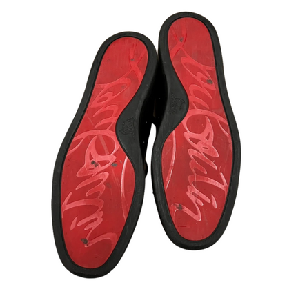 Christian Louboutin Louis Junior Spike Sneakers (Black)
