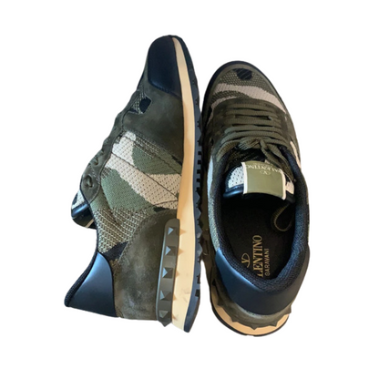 Valentino Garavani Rockrunner Sneakers (Dark Green)