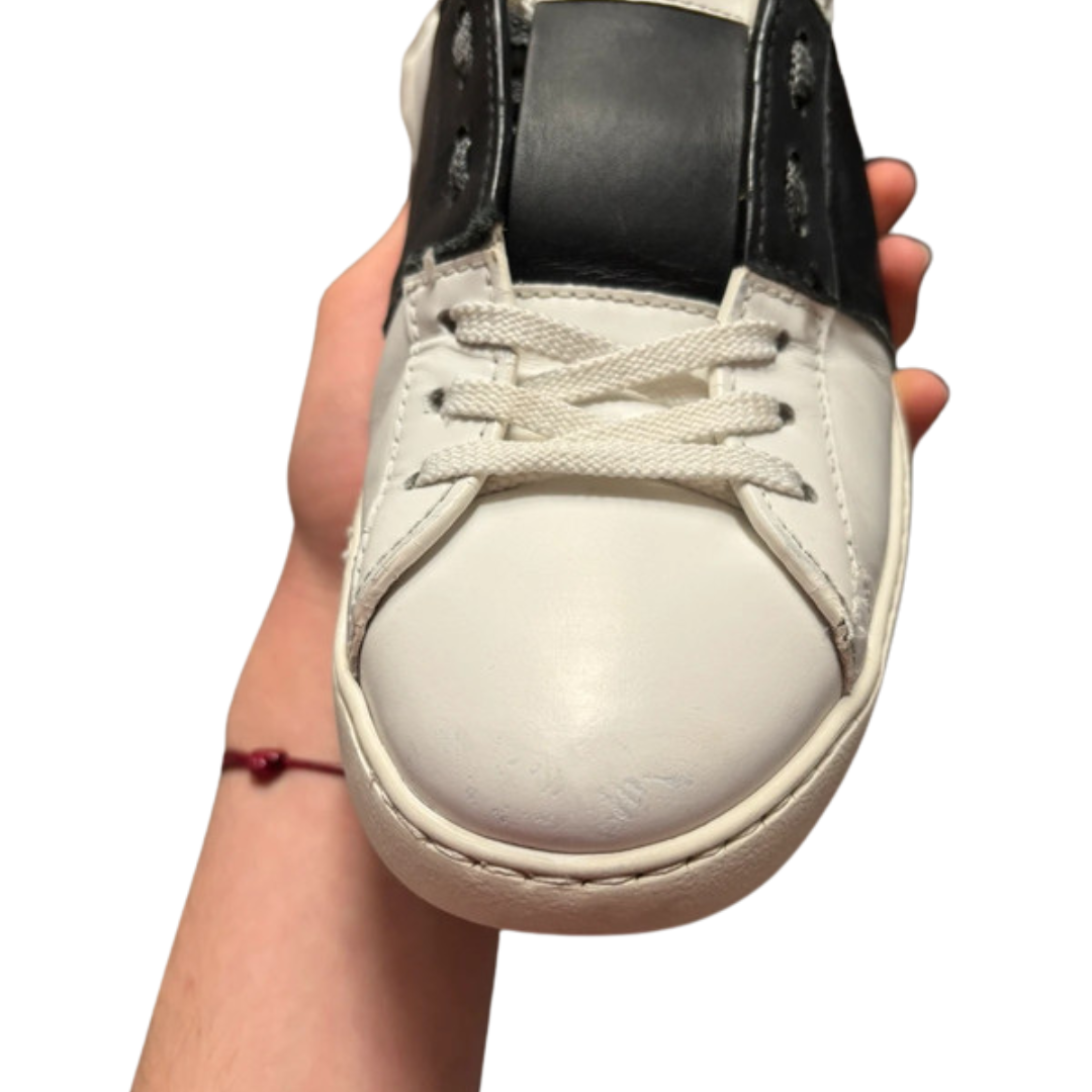 Valentino Garavani Open Sneakers (White Black)