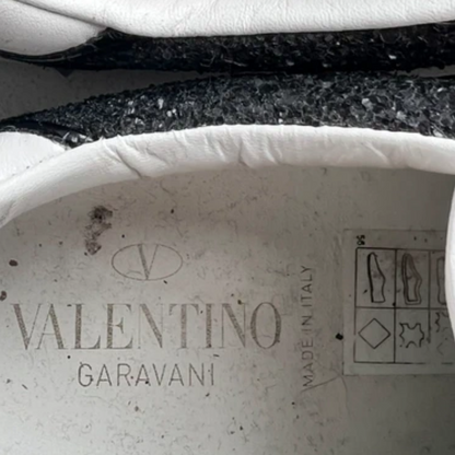 Valentino Garavani Open Sneakers (White Gold) (Women's)