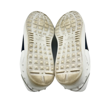 Valentino Garavani Open Sneakers (White Navy)