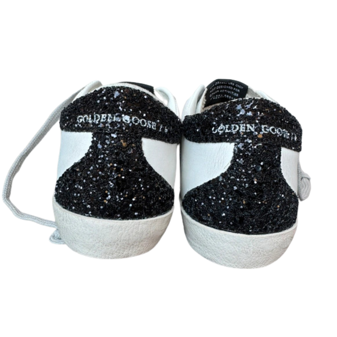 Golden Goose Superstar Sneakers (White Black) (New) (Womens)