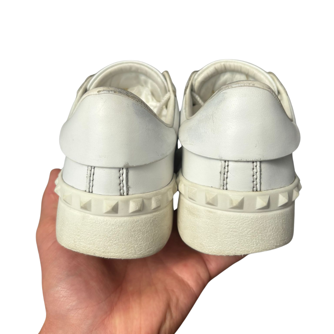 Valentino Garavani Open Sneakers (White Bronze) (Women's)