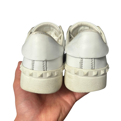 Valentino Garavani Open Sneakers (White Bronze) (Women's)