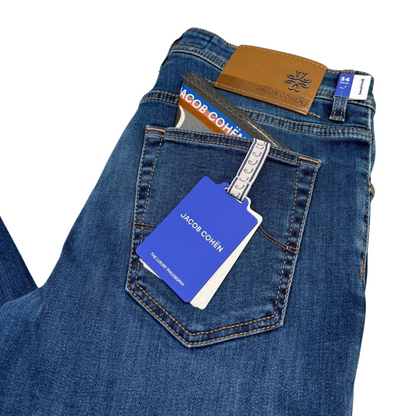 Jacob Cohën Nick Slim Fit Jeans (Navy) (New)