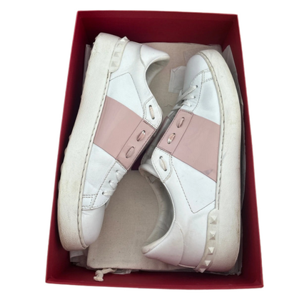 Valentino Garavani Open Sneakers (Patent Pink) (Womens)