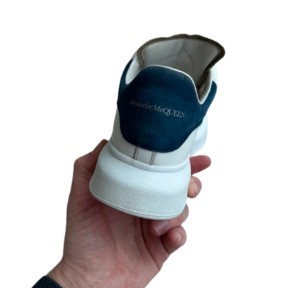 Alexander Mcqueen Sneakers (White Navy) (Womens)