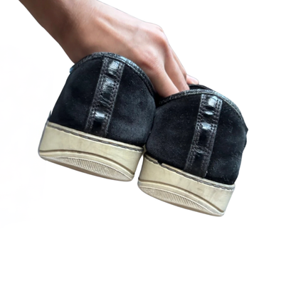 Lanvin Cap Toe Sneakers (Black)