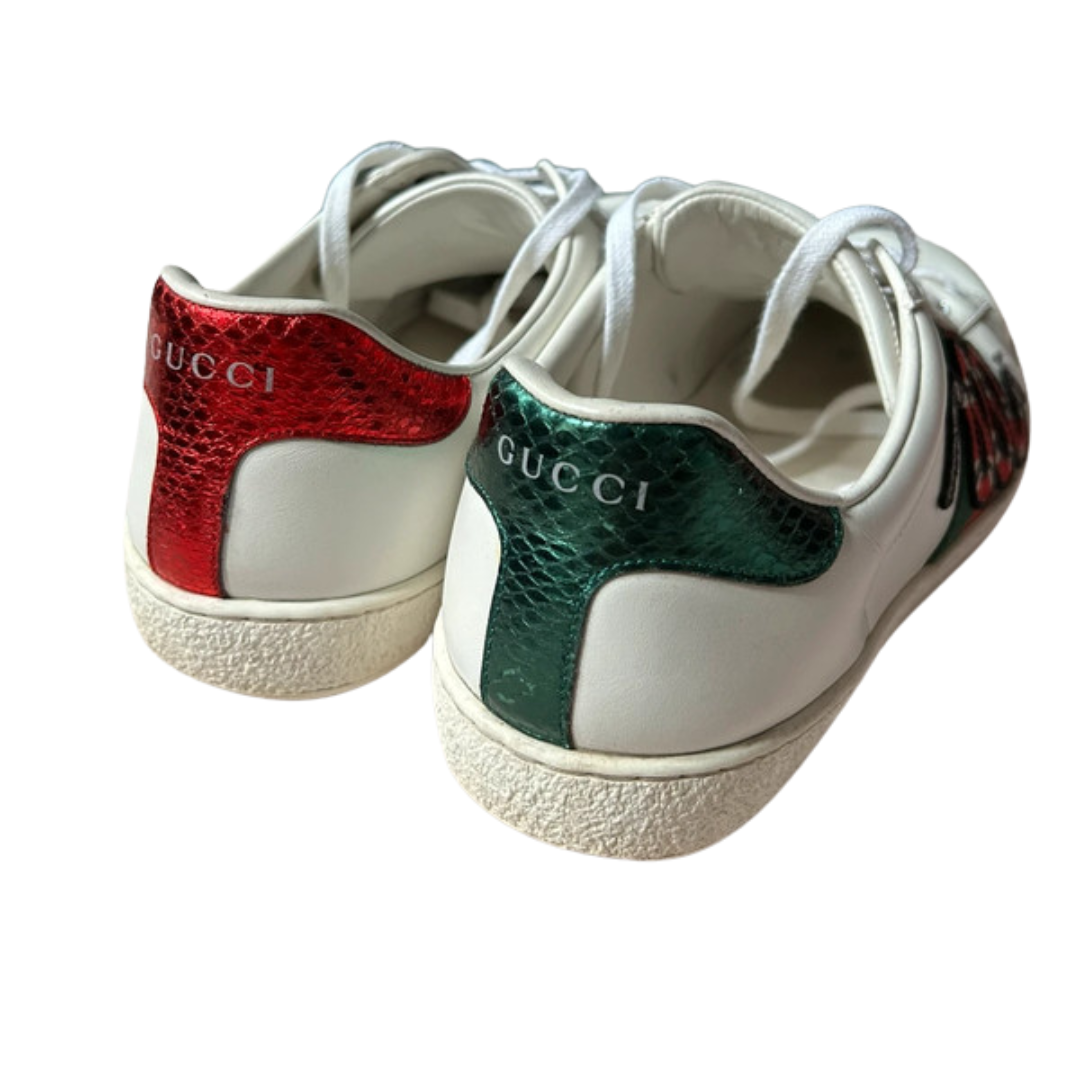 Gucci Ace Sneakers (White)