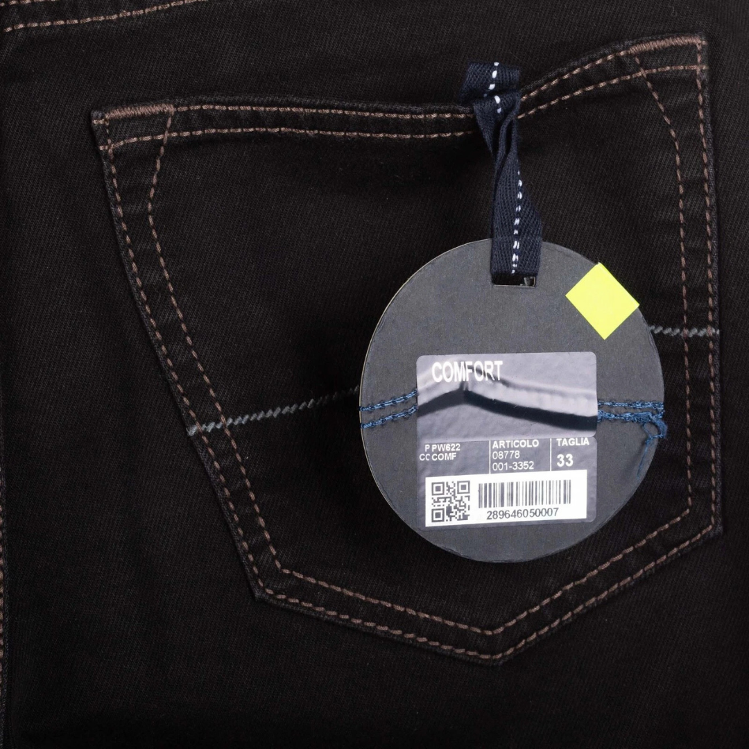 Jacob Cohën 622 Slim Fit Jeans (Black) (New)