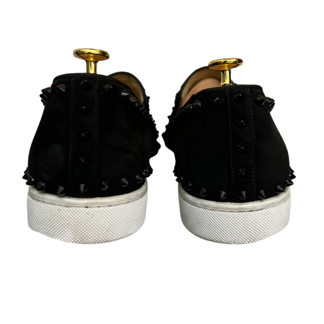 Christian Louboutin Louis Spike Loafer Sneakers (Black)