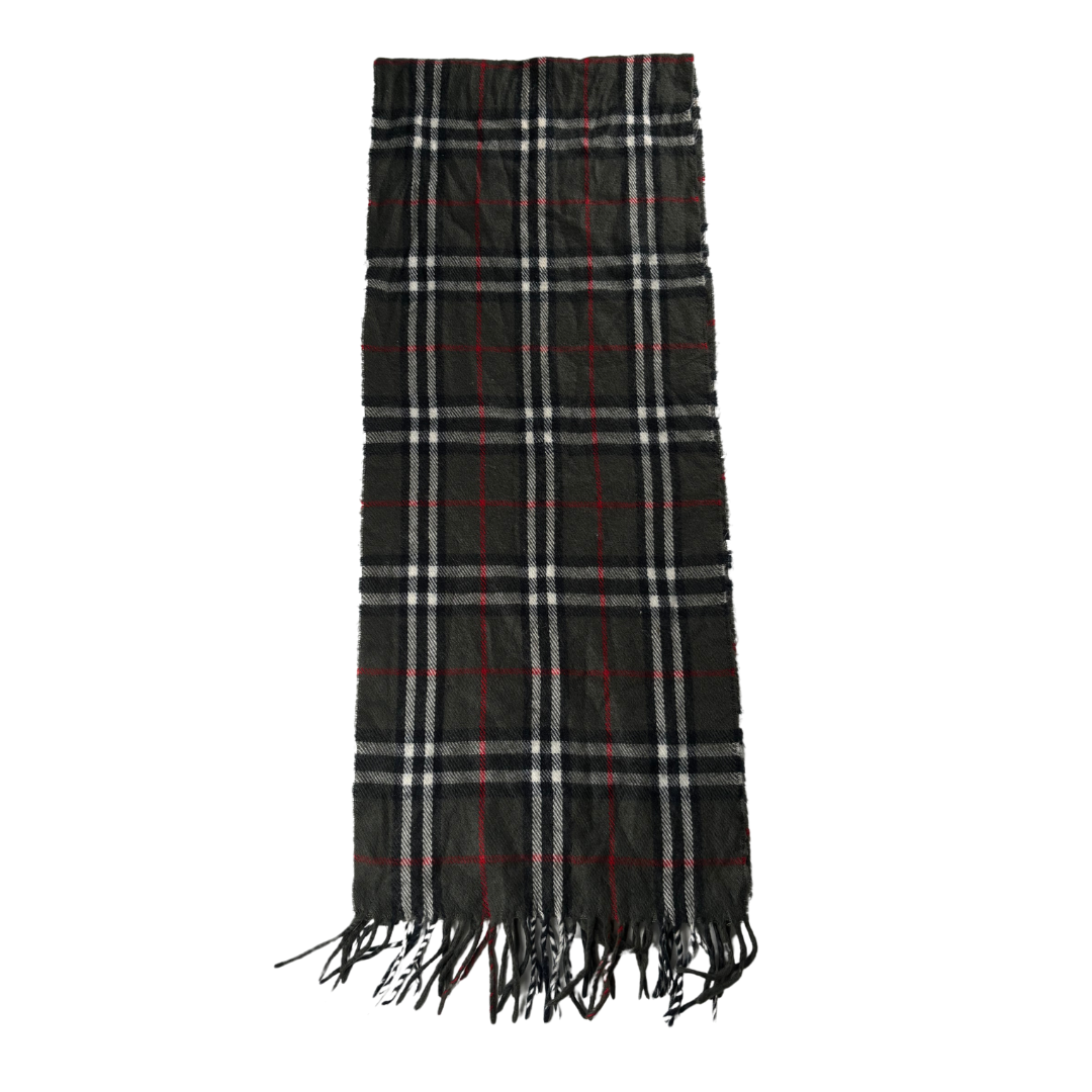 Burberry Scarf (Dark Grey) (Vintage)