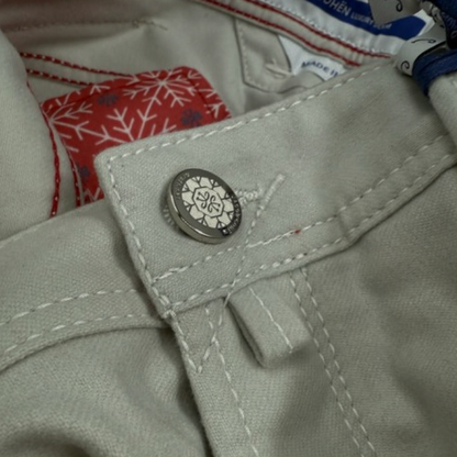 Jacob Cohën Scott Après Ski Slim Fit Chino Trousers (Grey) (New)