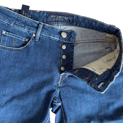Handpicked Orvieto Slim Fit Jeans (Navy) (New)