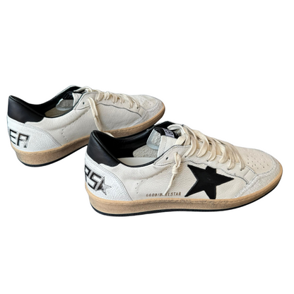 Golden Goose Ballstar Sneakers (White Black) (New)