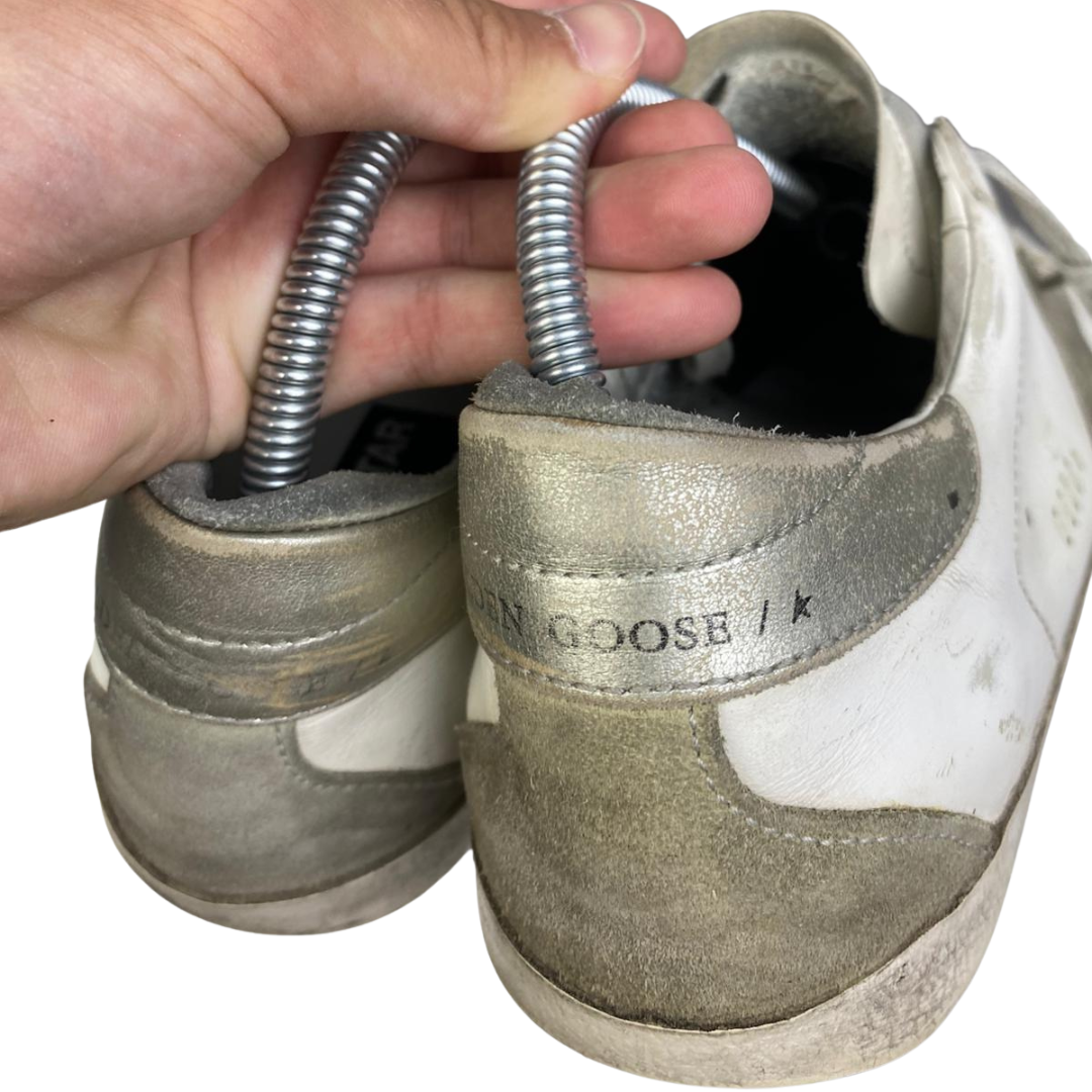 Golden Goose Superstar Sneakers (White Grey)