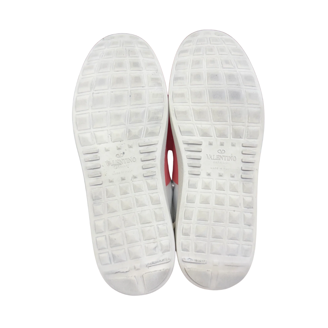 Valentino Garavani Open Sneakers (White Pink) (Womens)