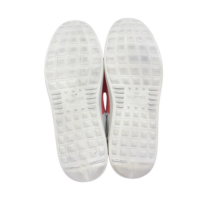 Valentino Garavani Open Sneakers (White Pink) (Womens)