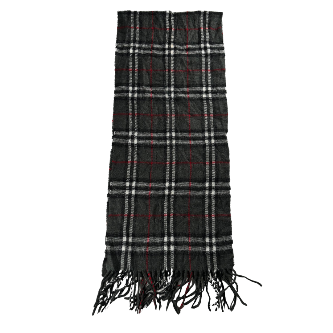 Burberry Scarf (Dark Grey) (Vintage)