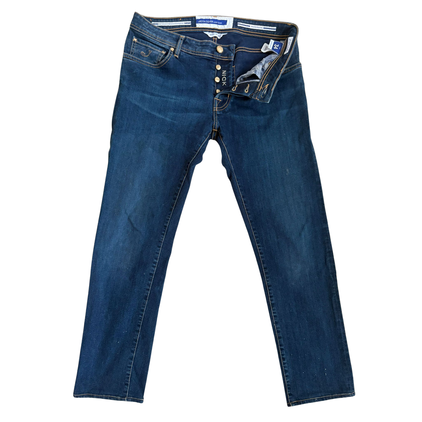 Jacob Cohën Nick Slim Fit Jeans (Navy)