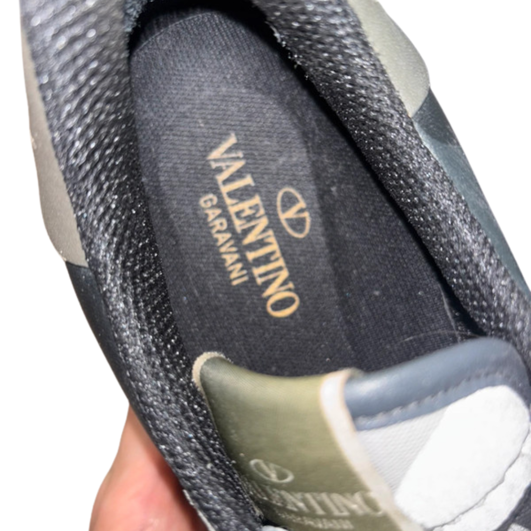 Valentino Garavani Rockrunner Sneakers (Black)