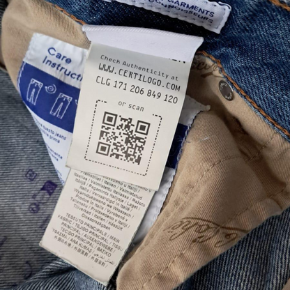 Jacob Cohën Sean Straight Fit Jeans (Blue) (New)
