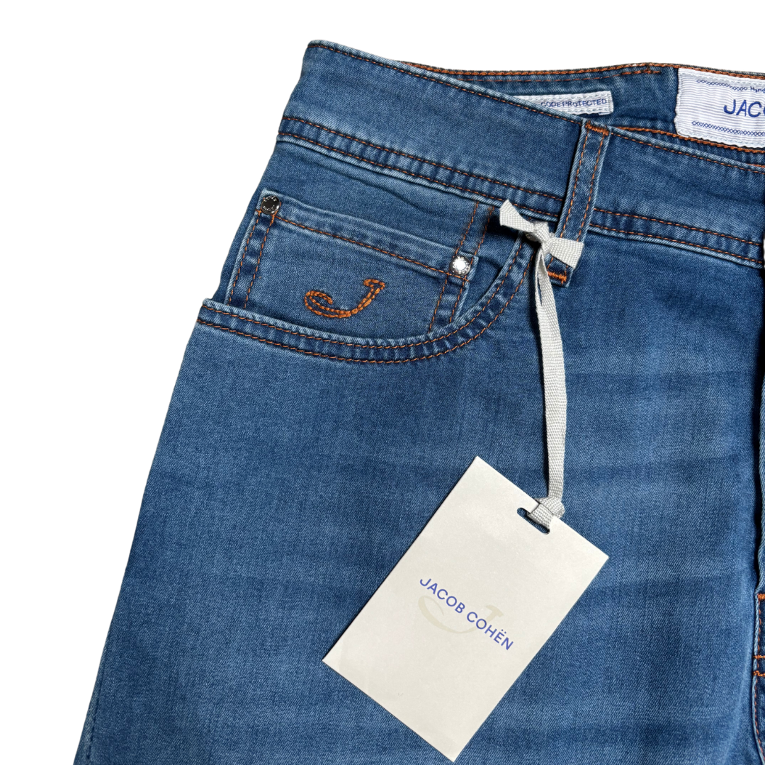 Jacob Cohën 688 Slim Fit Jeans (Navy) (New)