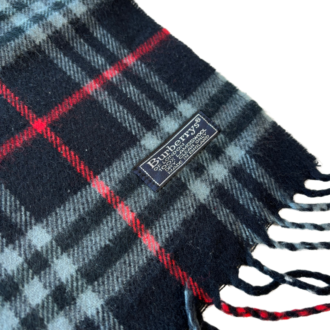 Burberry Vintage Scarf (Navy)