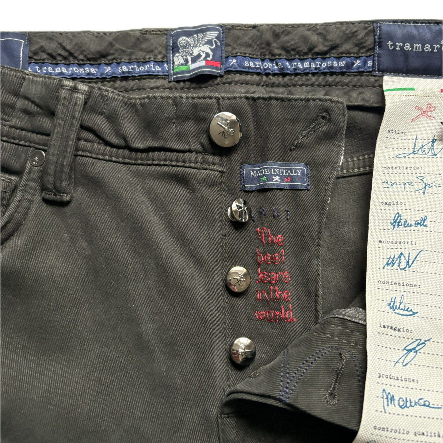 Tramarossa Leonardo Slim-fit Jeans (Black) (New)