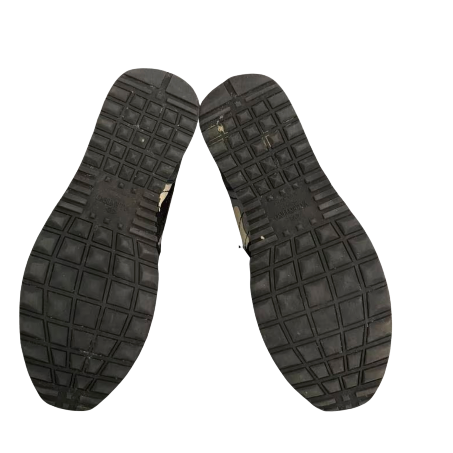 Valentino Camoflage Rockrunner Sneakers (Blue &amp; Orange)