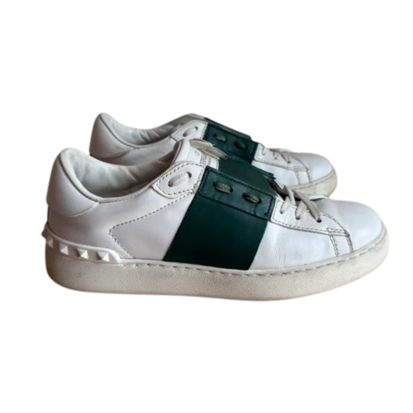 Valentino Open Sneakers (Green) (Womens)