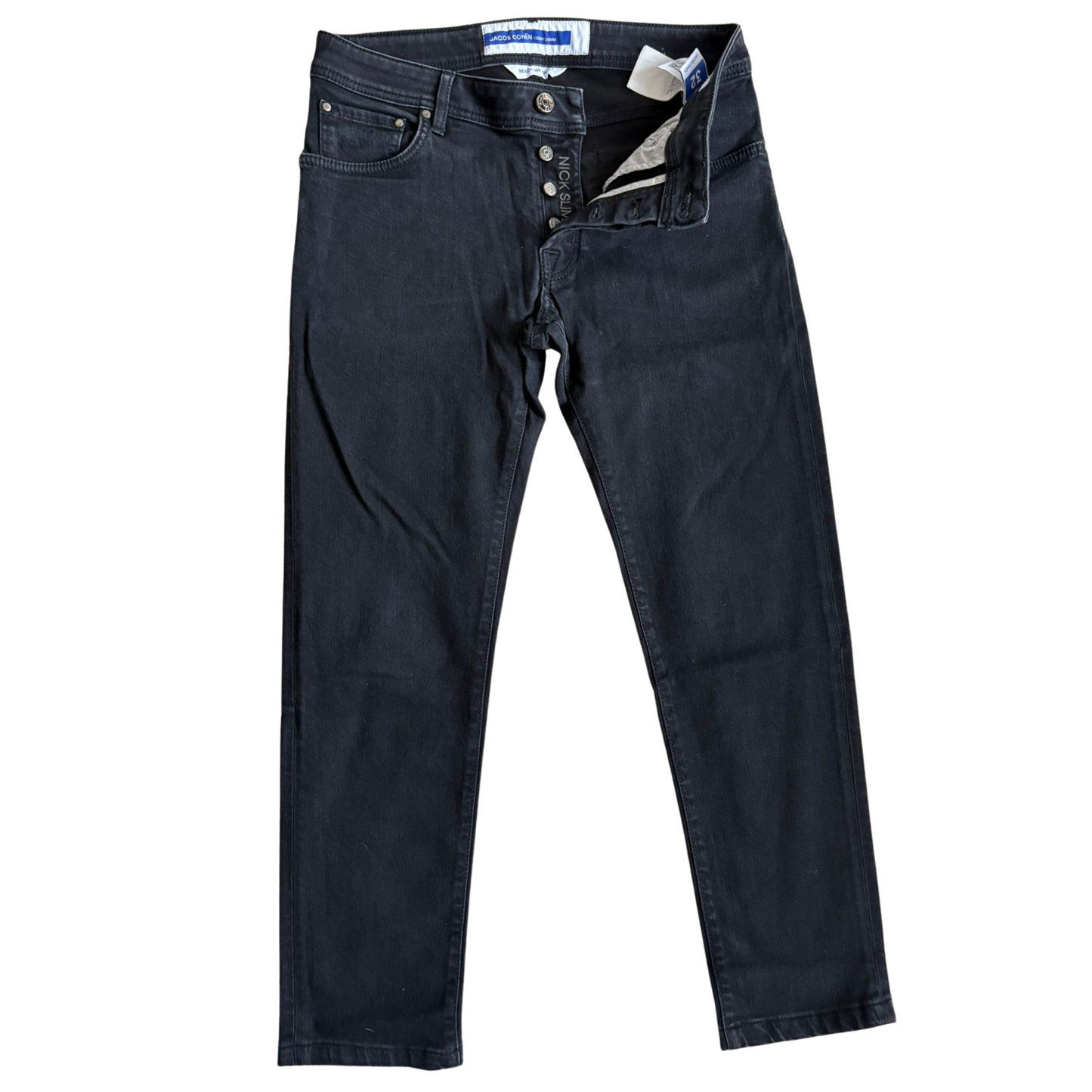 Jacob Cohën Nick Slim Fit Jeans (Black)