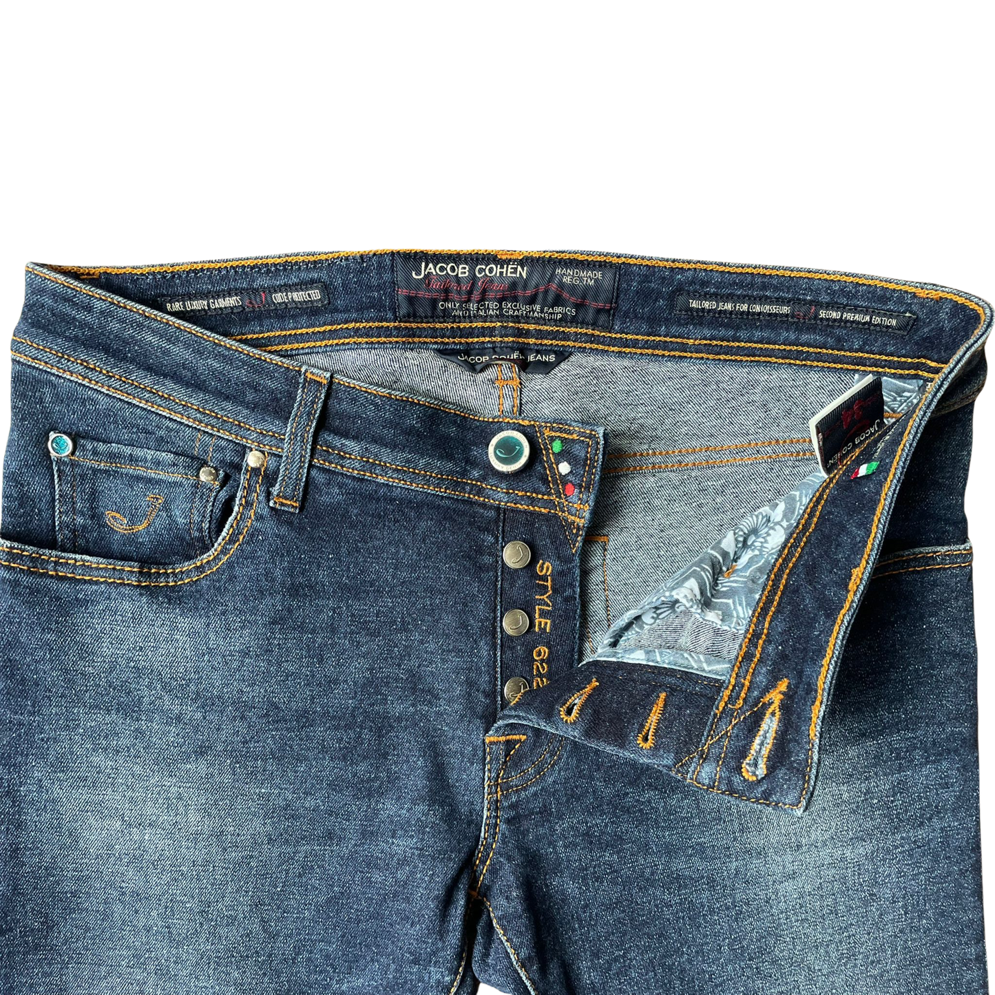 Jacob Cohën 622 Slim fit Jeans (Blue)